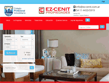 Tablet Screenshot of ez-cenit.com.ar